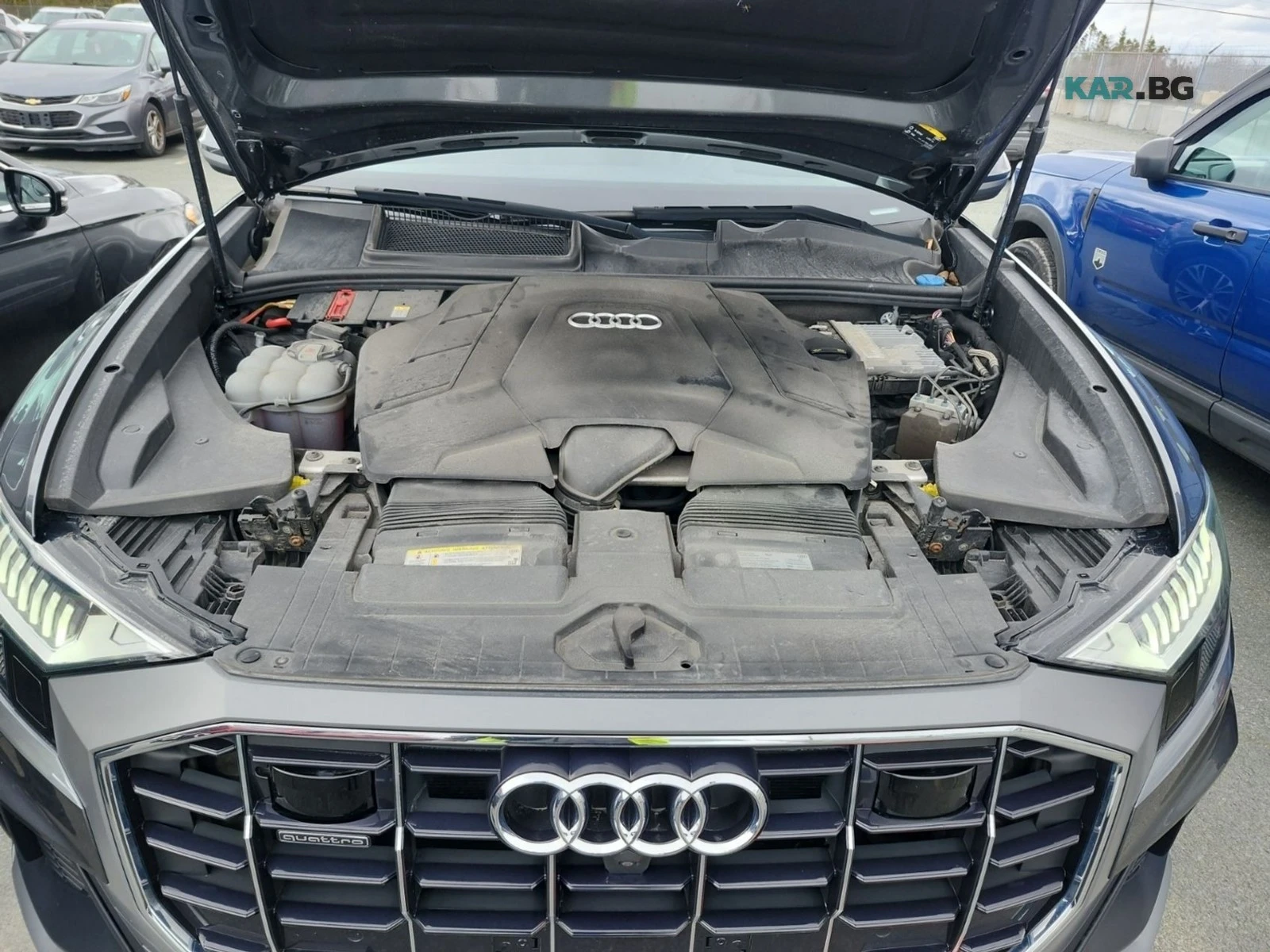 Audi Q8 Technik * Matrix * HUD * АвтоКредит * (ЦЕНА ДО БГ), снимка 16 - Автомобили и джипове - 55828374