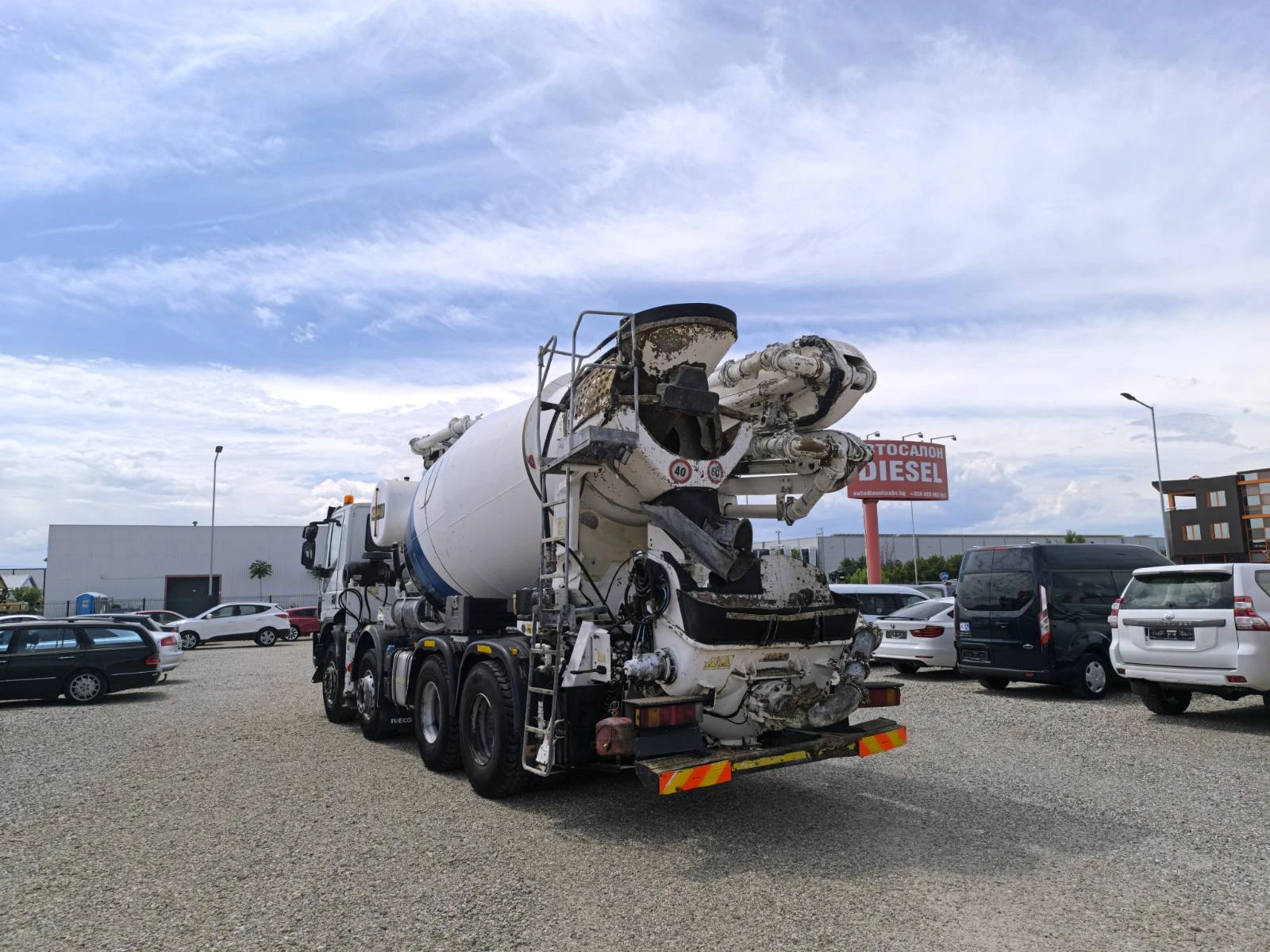 Бетон помпа Iveco TRAKKER 450 CIFA MK28L-5 125MM, снимка 5 - Индустриална техника - 54604353
