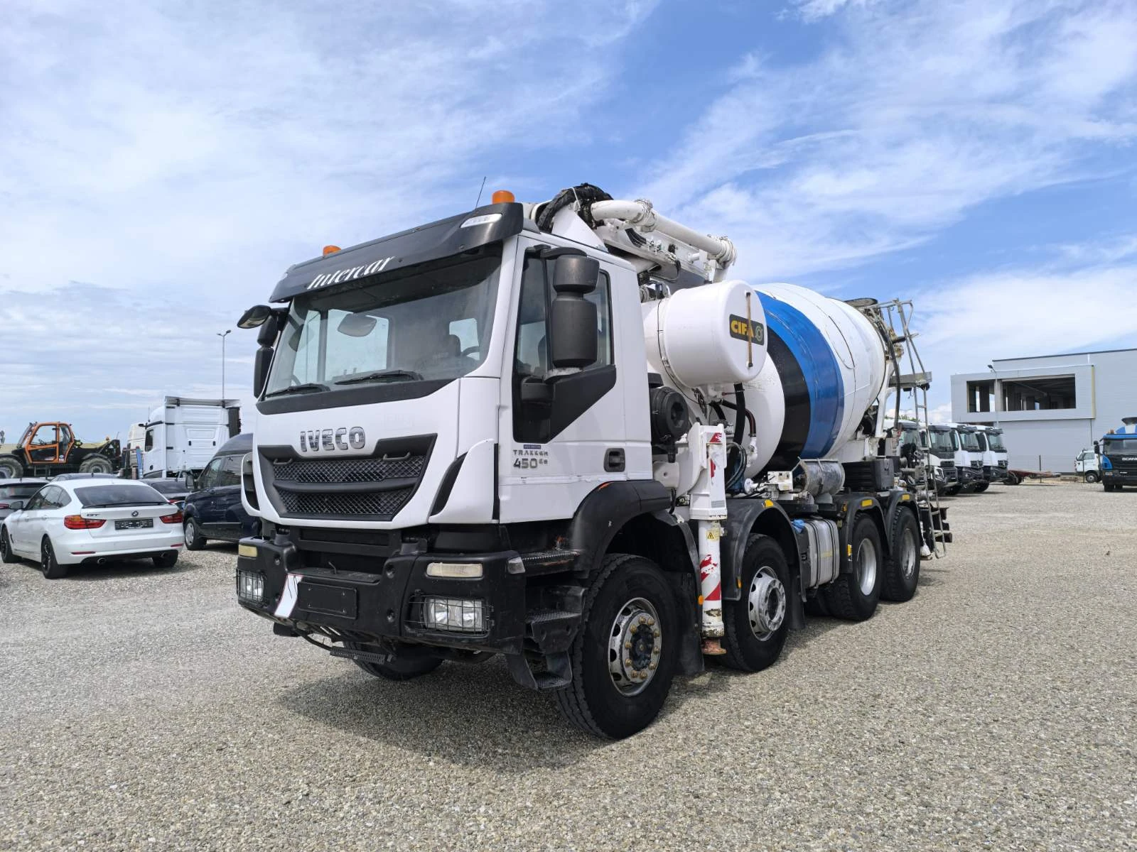 Бетон помпа Iveco TRAKKER 450 CIFA MK28L-5 125MM, снимка 3 - Индустриална техника - 54604353