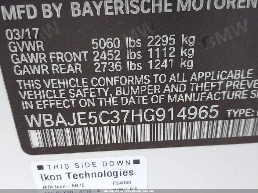 BMW 540 XDRIVE С РЕГИСТРАЦИЯ & АВТО КРЕДИТ , снимка 15 - Автомобили и джипове - 54032347