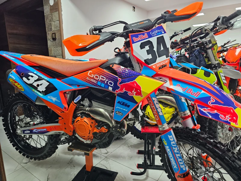 Ktm SX-F 250/СТАРТЕР/2 РЕЖИМА/ТРАКШЪН КОНТРОЛ/ ЛИЗИНГ, снимка 1 - Мотоциклети и мототехника - 49319326