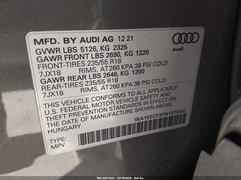 Audi Q3 2.0l Premium Plus 45 Tfsi S Line Quattro Tiptronic, снимка 9 - Автомобили и джипове - 54219466
