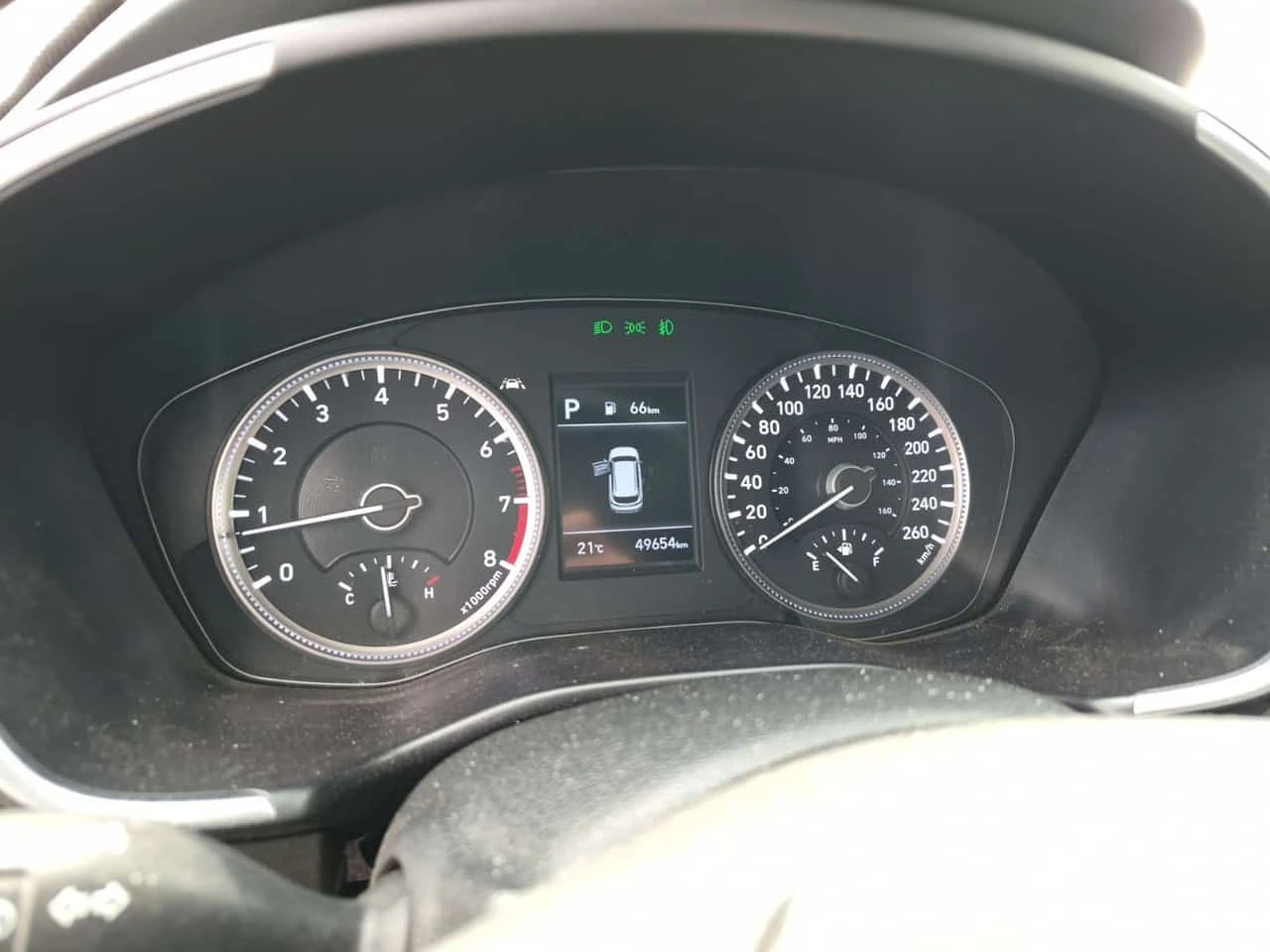 Hyundai Santa fe * ESSENTIAL W/ SAFETY PACKAGE* АВТОКРЕДИТ* , снимка 9 - Автомобили и джипове - 55659319