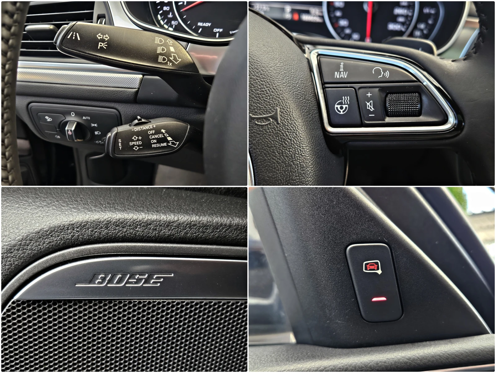 Audi A6 S-LINE/MATRIX/DISTR/BOSE/МАСАЖ/360САМ/ОБДУХ/AIR/LI, снимка 11 - Автомобили и джипове - 54438444