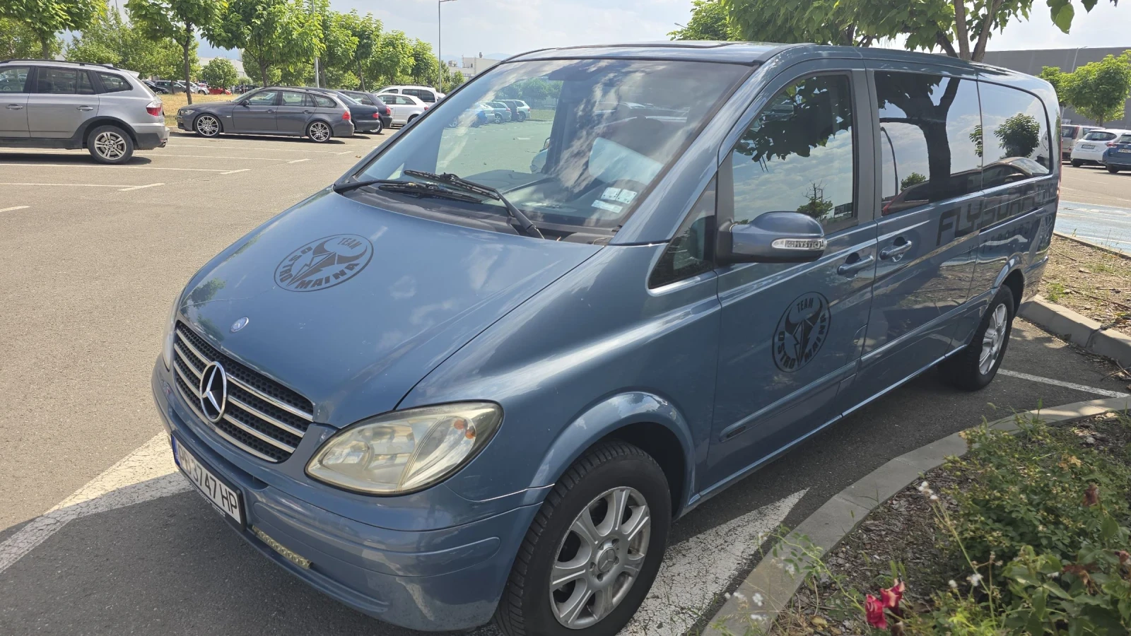 Mercedes-Benz Viano 4 ед.седалки отзад на шини,  дълга база, снимка 2 - Бусове и автобуси - 53950234