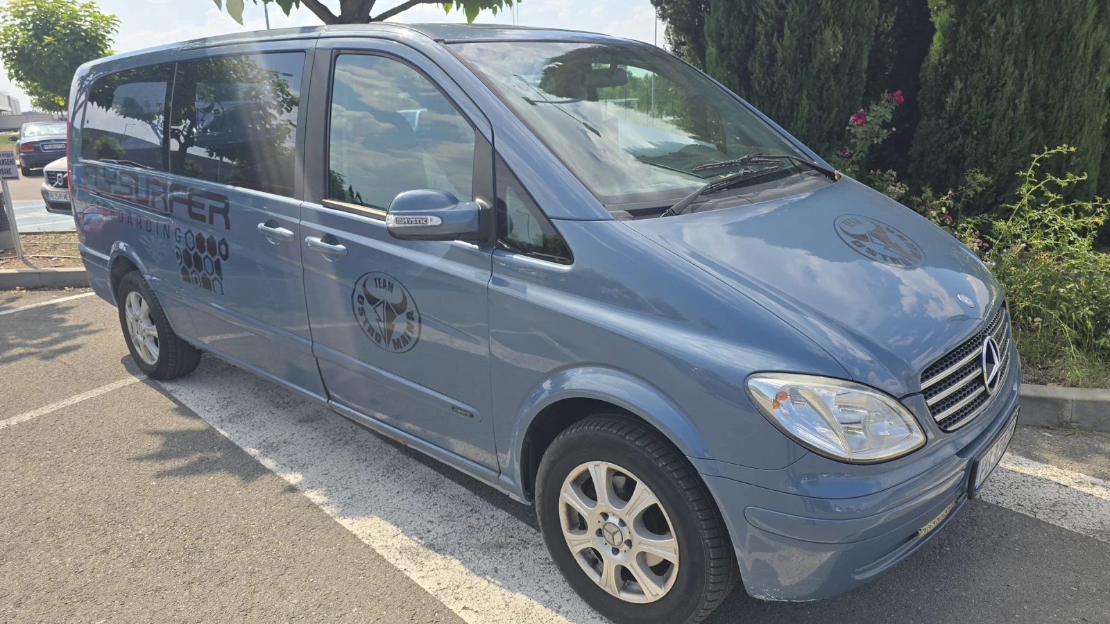 Mercedes-Benz Viano 4 ед.седалки отзад на шини,  дълга база, снимка 3 - Бусове и автобуси - 53950234