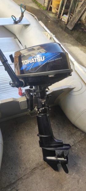 Надуваема лодка Собствено производство Tadpole с двигател Tohatsu, снимка 7