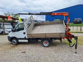 Iveco 35c15 до3, 5т.САМОСВАЛ С КРАН 1.7т ШВЕЙЦАРИЯ.6.m.стрела, снимка 2