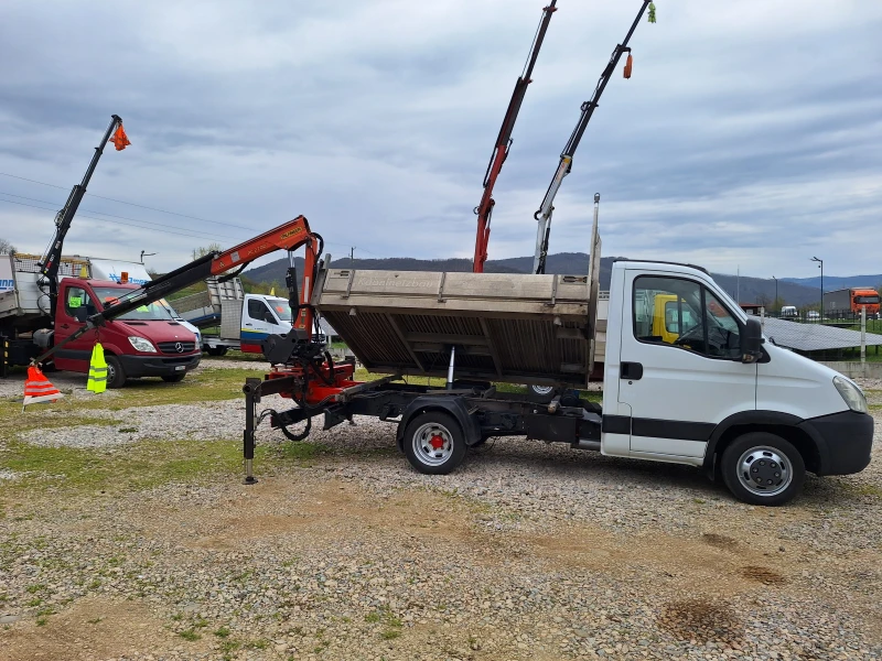 Iveco 35c15 до3, 5т.САМОСВАЛ С КРАН 1.7т ШВЕЙЦАРИЯ.6.m.стрела, снимка 7 - Бусове и автобуси - 49521489