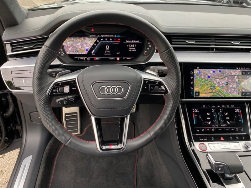 Audi S8 4.0 TFSI/EXCLUSIV/BLACK OPTIC/HUD/PANO/B&O/360/TV/, снимка 7 - Автомобили и джипове - 46532571