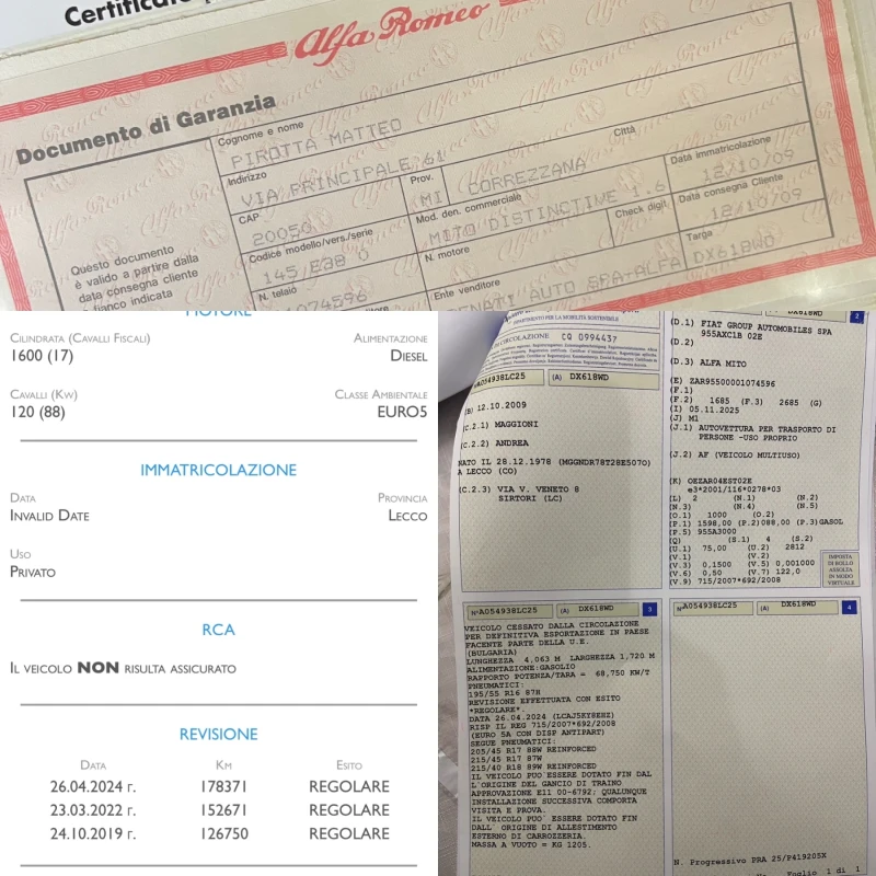 Alfa Romeo MiTo  Distinctive Sport ! UNIKAT!!, снимка 17 - Автомобили и джипове - 52555106