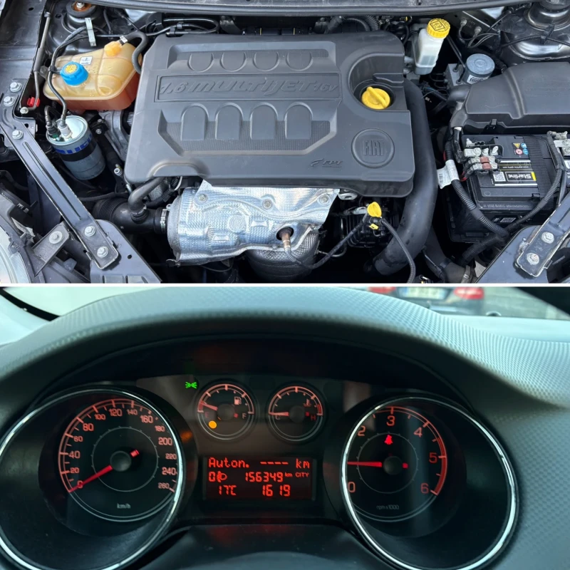 Fiat Bravo 1.6 JTD 120кс 157000 км , снимка 14 - Автомобили и джипове - 52748159