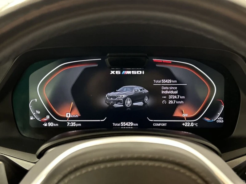 BMW X6 M50i * Фиксирана цена до БГ * Без инцидент* CARFAX, снимка 8 - Автомобили и джипове - 53418879