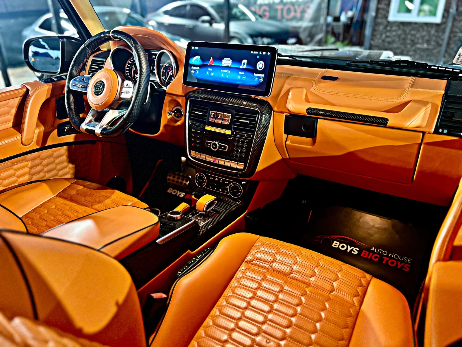 Mercedes-Benz G 63 AMG BRABUS800* ORANGE* Подгрев* Обдухване* ГЕНЕРАЦИЯ*  - изображение 8