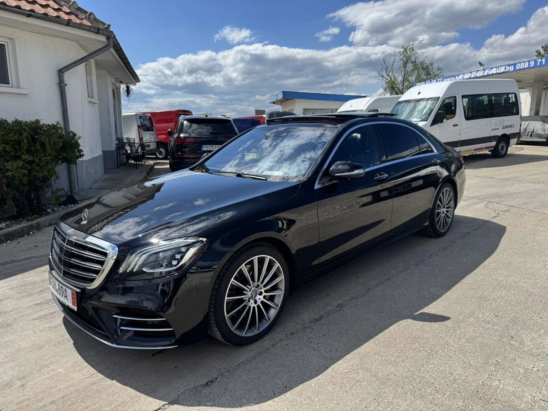 Mercedes-Benz S 400 AMG/9G/DISTR/HEAD DISP/ВАКУМ/ОБДУХ/360САМ/БАРТЕР!! - 94999 лв. - 63630482 1