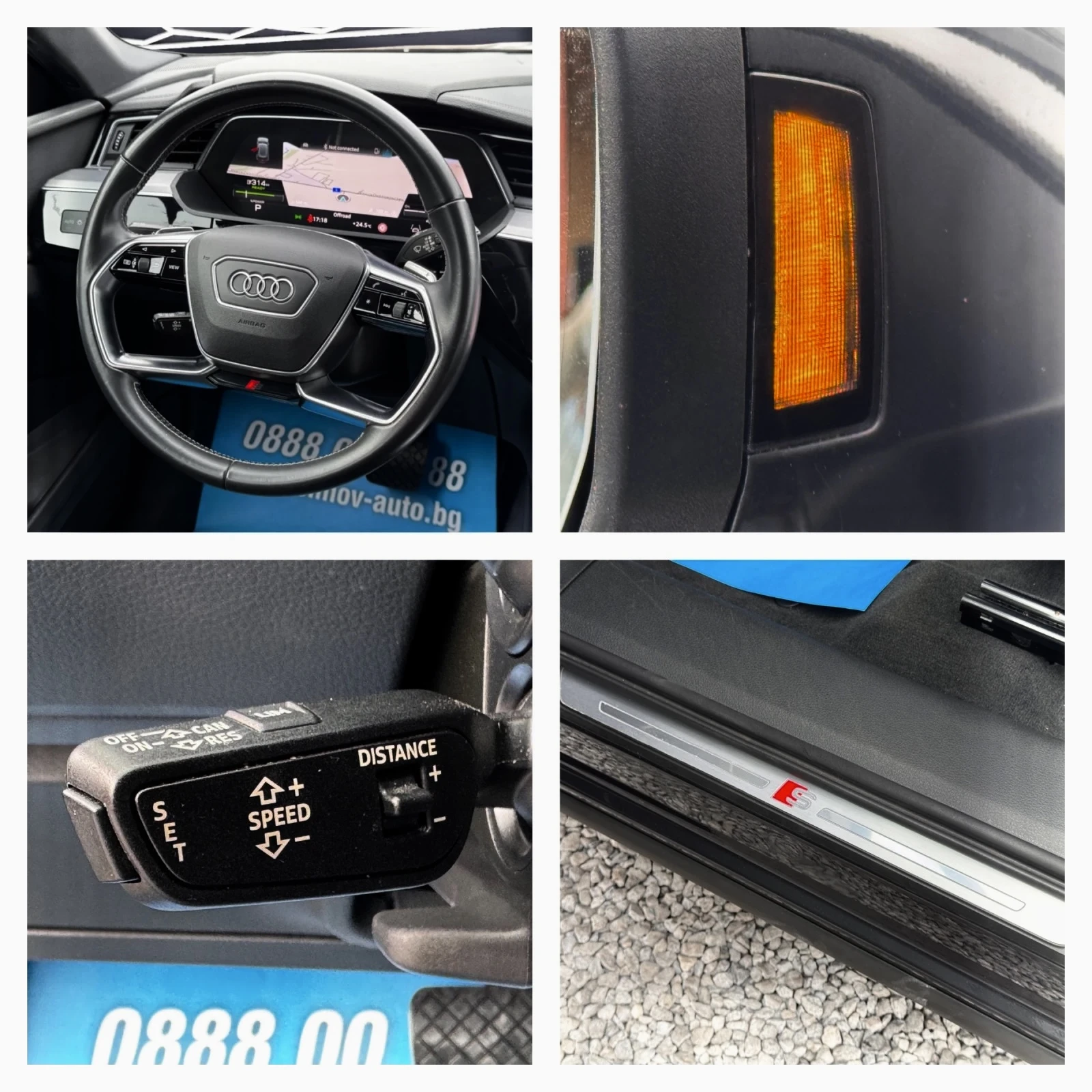 Audi E-Tron 55 S-LINE 87000��. �������� HEAD-UP KEYLESSGO ���� | Mobile.bg � ����������� 9