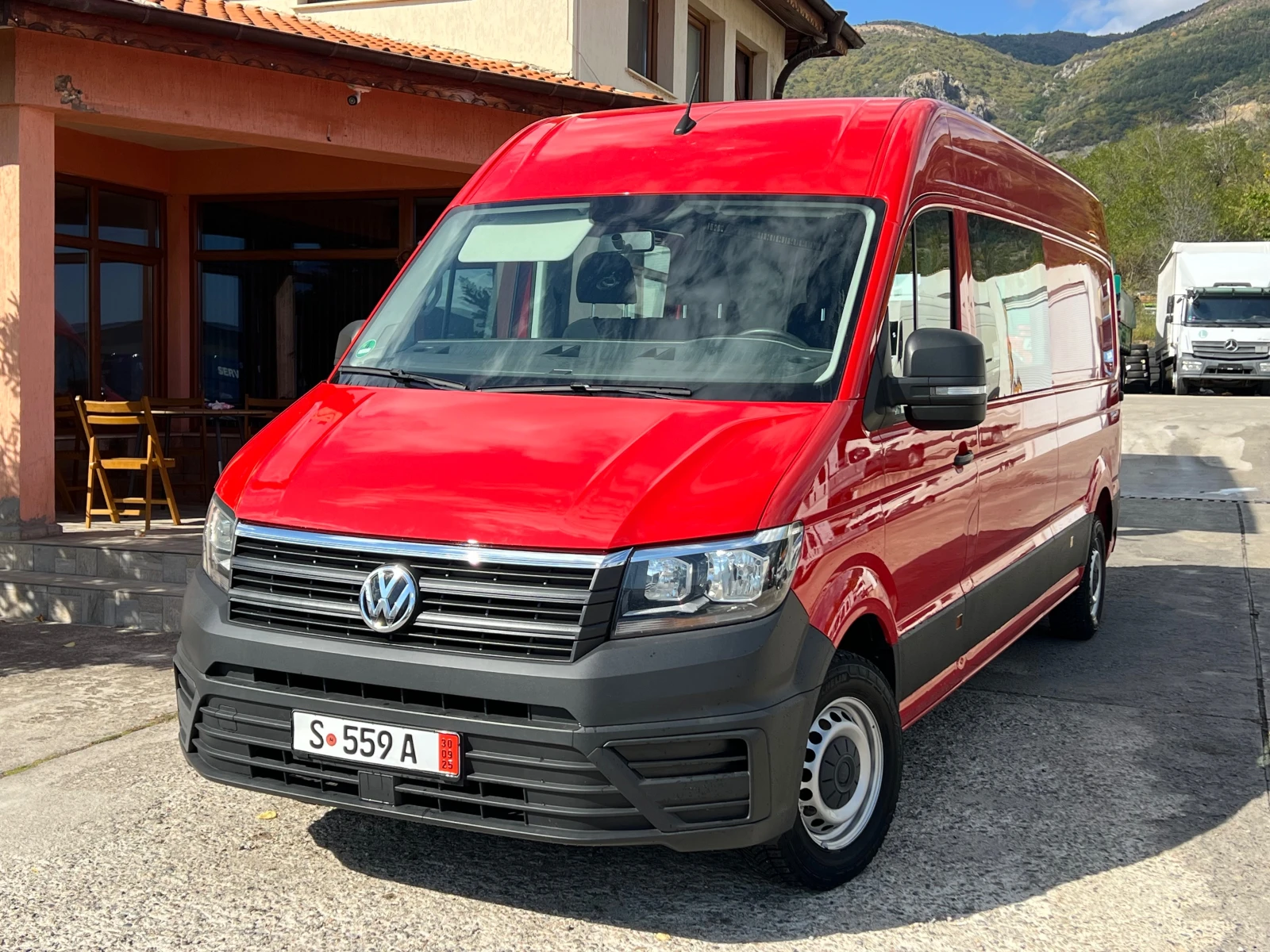VW Crafter 5+ 1 МЕСТА , MAXI , Клима , ТОВАРОПЪТНИЧЕСКИ - изображение 3