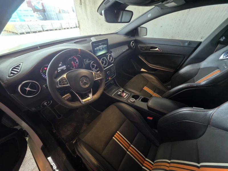 Mercedes-Benz CLA 45 AMG * ORANGE ART EDITION* 386hp* 4matic* Full, снимка 2 - Автомобили и джипове - 52346995