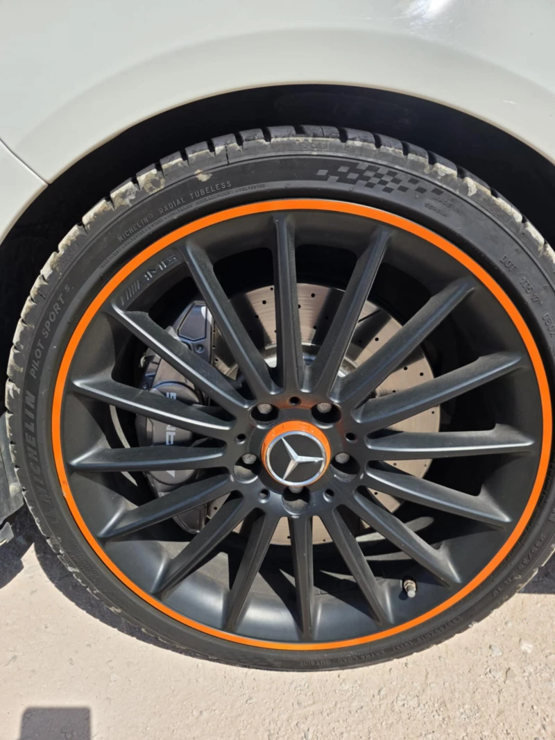 Mercedes-Benz CLA 45 AMG * ORANGE ART EDITION* 386hp* 4matic* Full, снимка 16 - Автомобили и джипове - 52346995