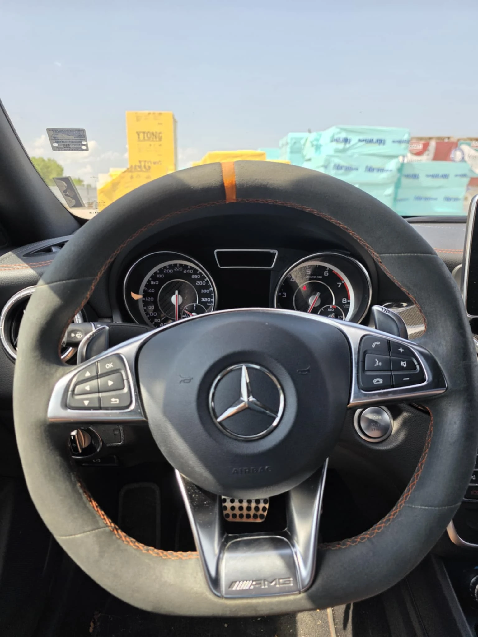 Mercedes-Benz CLA 45 AMG * ORANGE ART EDITION* 386hp* 4matic* Full | Mobile.bg   13