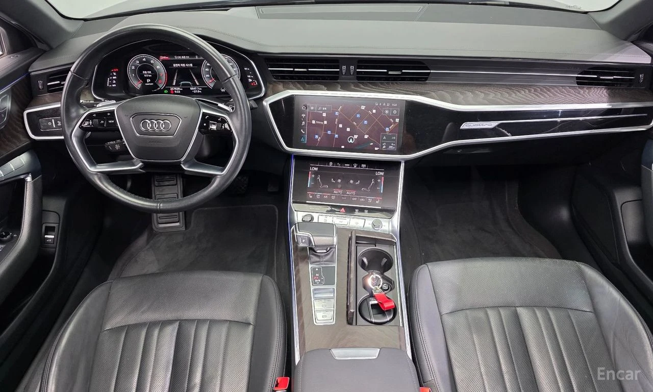 Audi A6 45TFSI* MATRIX* ДИСТРОНИК* ОБДУХВАНЕ* ХЕДЪП* , снимка 6 - Автомобили и джипове - 55208384