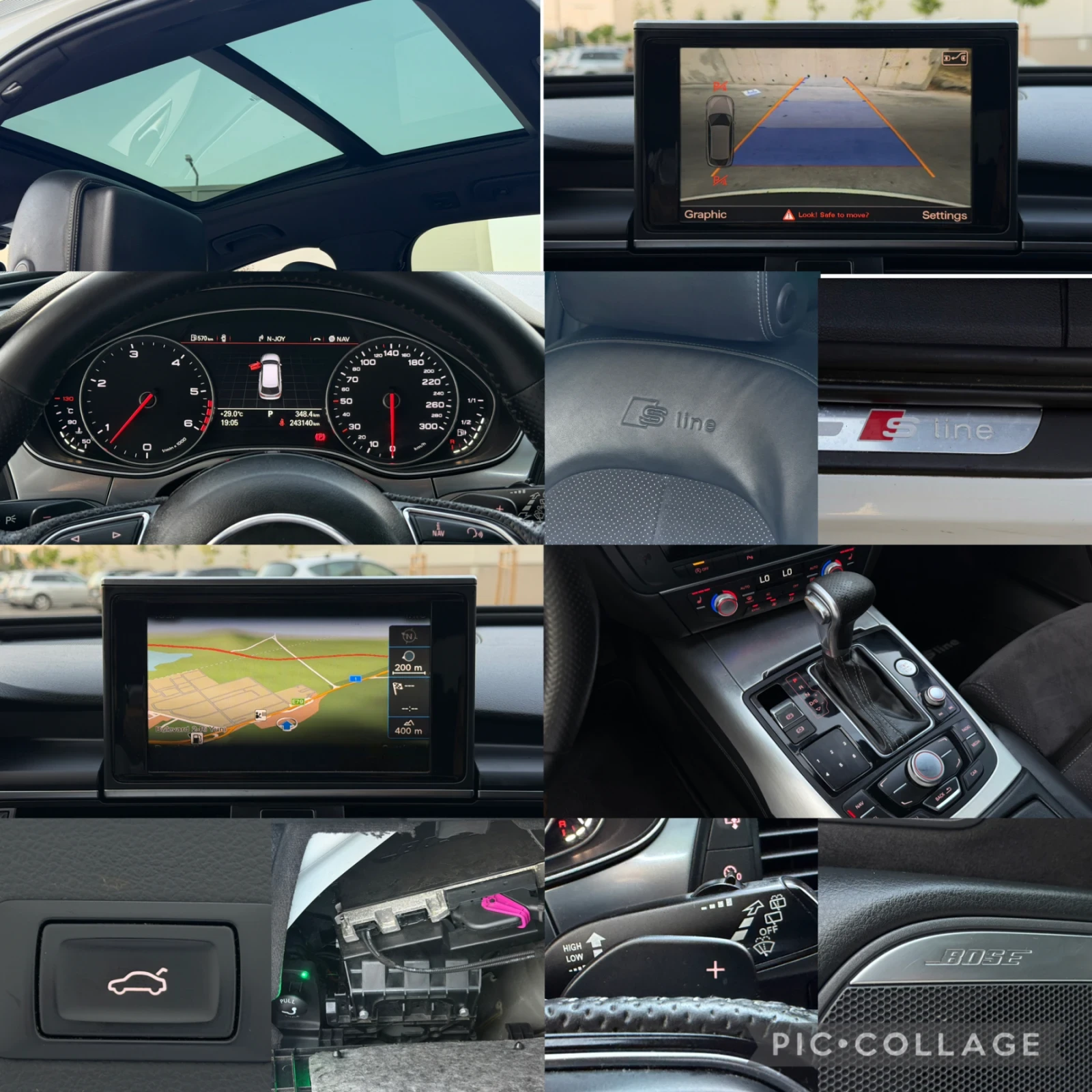 Audi A6 3.0Bi-TDi 313 S-Line Active Sound, снимка 17 - Автомобили и джипове - 55579289