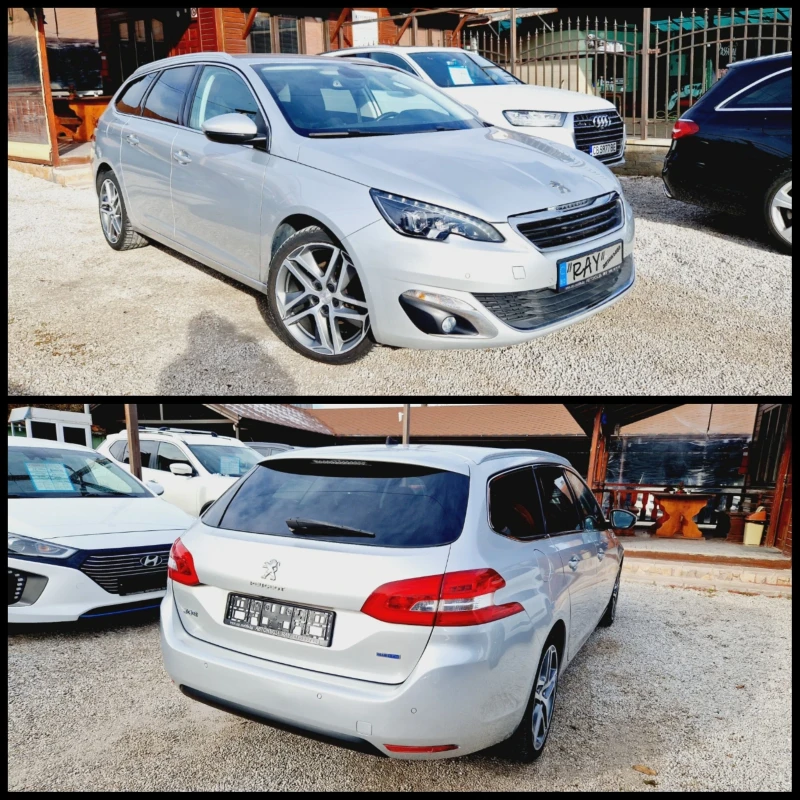 Peugeot 308 1.6HDI/ALLURE/LED/KEYLESS-GO/NAVI/РЕАЛНИ КМ./, снимка 2 - Автомобили и джипове - 48063545