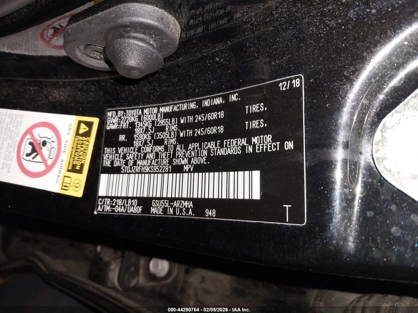 Toyota Highlander 3.5l Xle, снимка 9 - Автомобили и джипове - 53810043