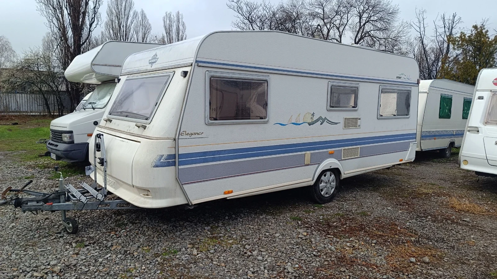 Каравана Hobby Elegance 500. Solar, Форселт , снимка 2 - Каравани и кемпери - 54002995