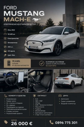 Ford Mustang Mach-E Select , снимка 15