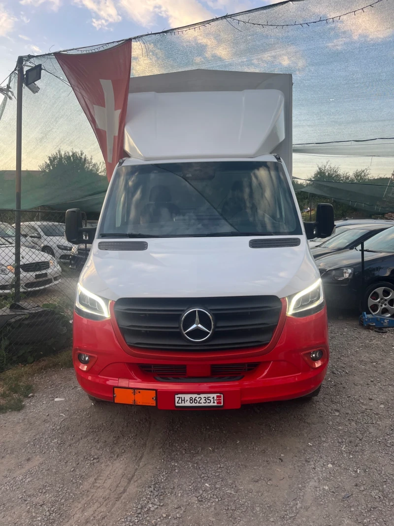 Mercedes-Benz Sprinter 319 3.0 V6 - FULL LED - SWISS, снимка 2 - Бусове и автобуси - 51698336