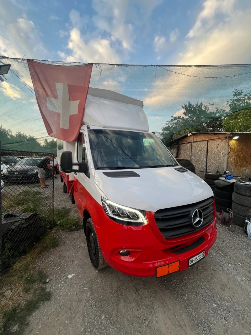 Mercedes-Benz Sprinter 319 3.0 V6 - FULL LED - SWISS, снимка 7 - Бусове и автобуси - 51698336