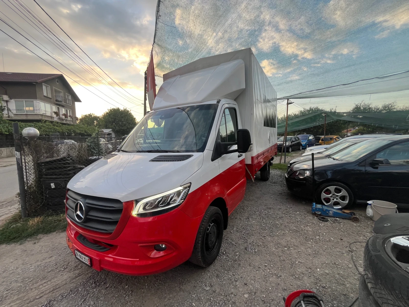 Mercedes-Benz Sprinter 319 3.0 V6 - FULL LED - SWISS, снимка 1