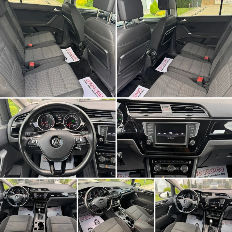 VW Touran 1.4 TSI HighLine DSG FULL LED AUTOMATIC , снимка 17 - Автомобили и джипове - 43172546