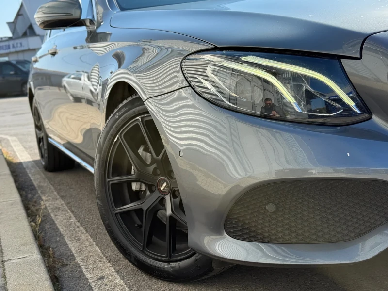 Mercedes-Benz E 220 AMG Optic+ 9Gtronic+ BlueTec+ Full Led+ Navi+ Подг, снимка 8 - Автомобили и джипове - 52048669