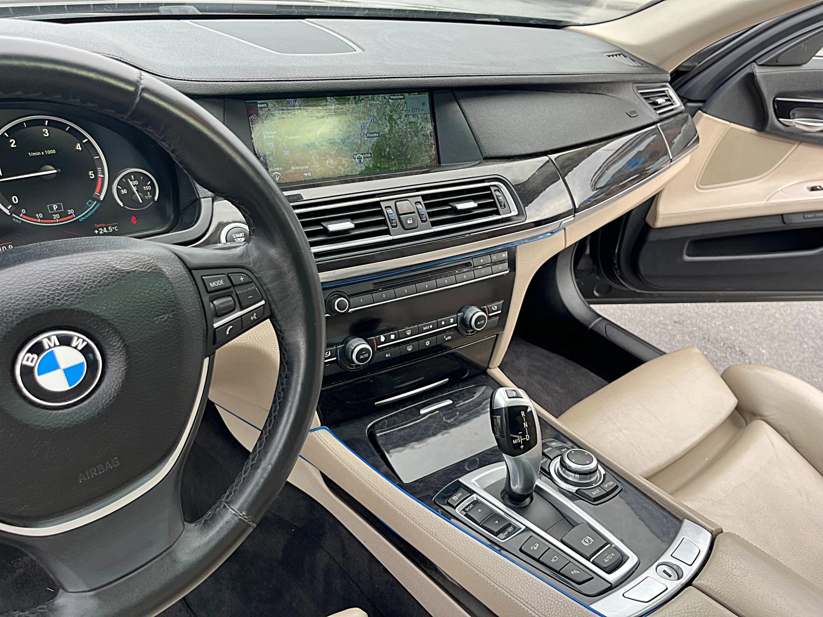 BMW 740 4x4-DISTRONIK-VAKUM-KAMERA-xDrive-SPORT-GERMANIA!! | Mobile.bg   11