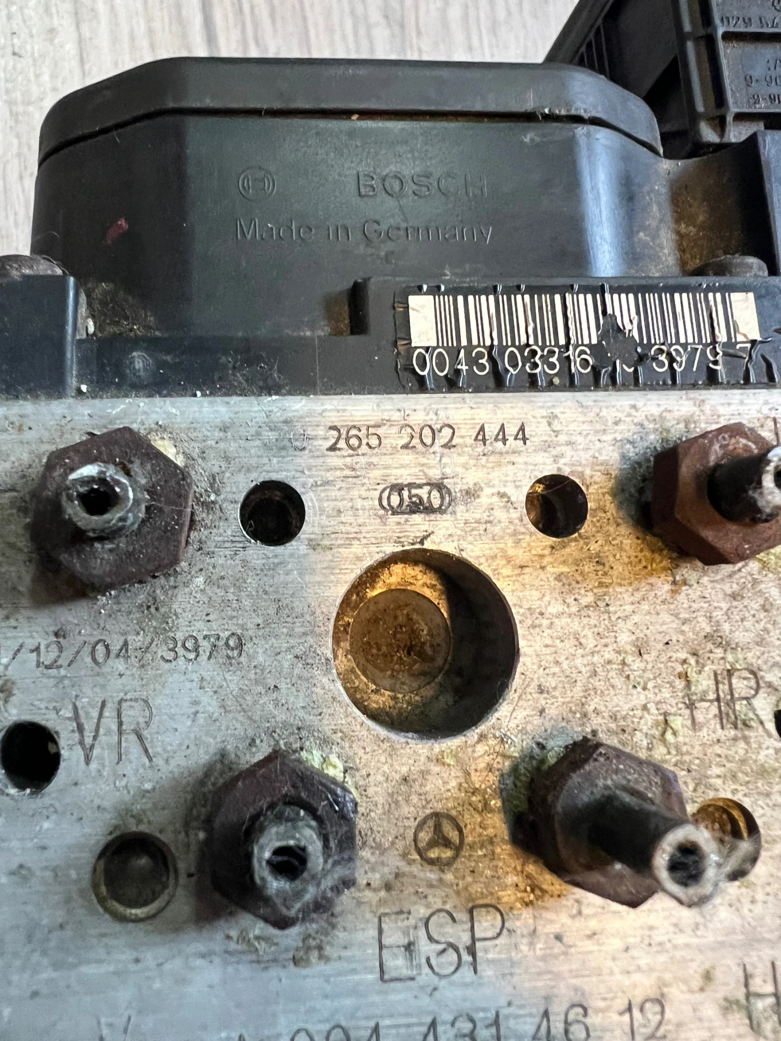 A0044314612 ABS   Mercedes Benz  S-Class W220 0265202444  A 004 431 46 12  0 265 202 444 | Mobile.bg   3