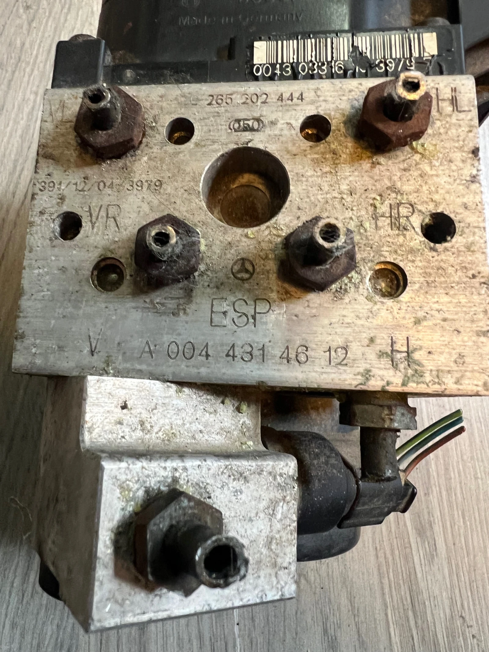 A0044314612 ABS   Mercedes Benz  S-Class W220 0265202444  A 004 431 46 12  0 265 202 444 | Mobile.bg   4