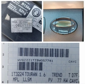 VW Touran 1, 6tdi Avtomatik Webasto печка от Германия , снимка 3