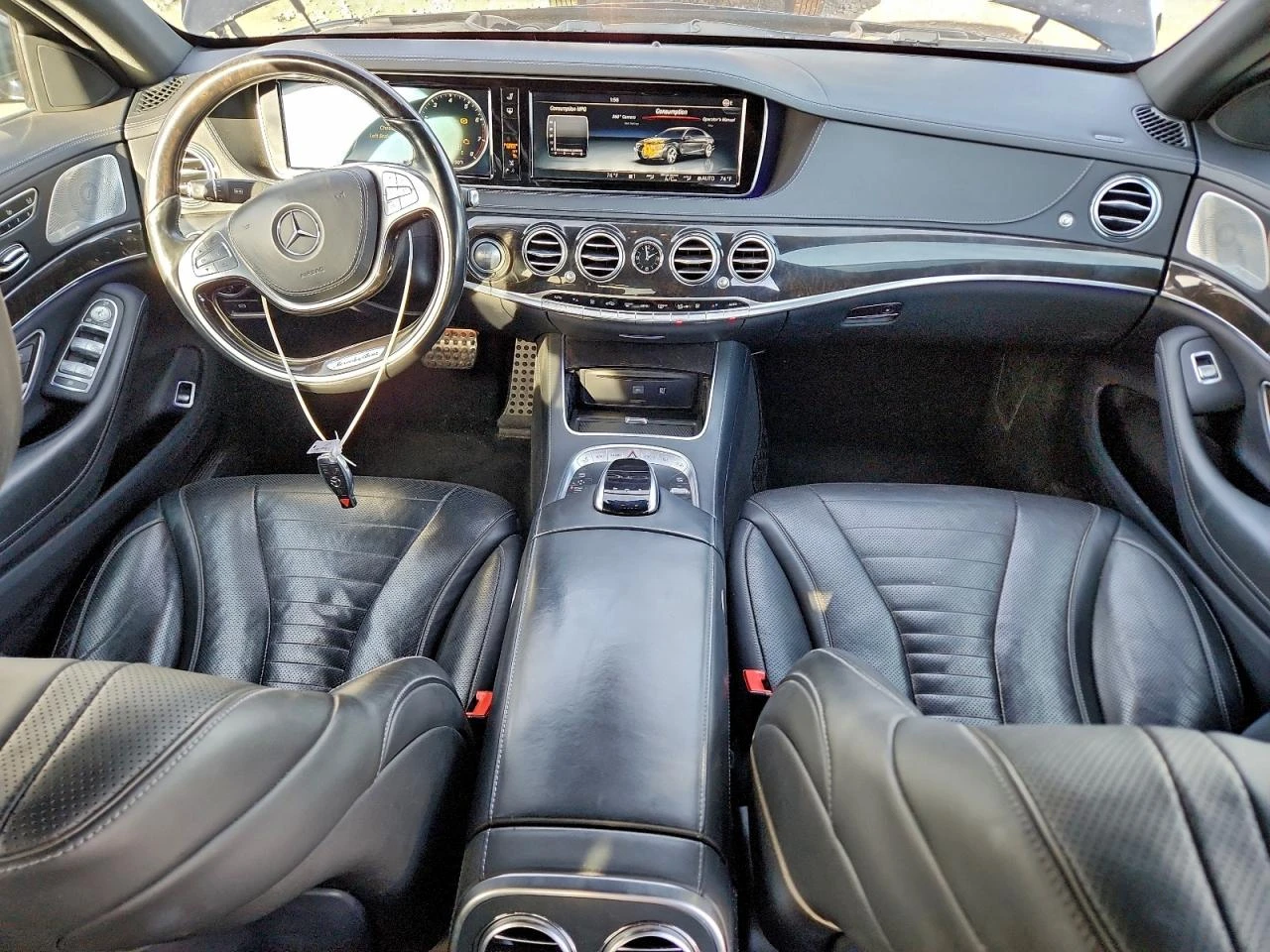 Mercedes-Benz S 550 4MATIC* Burmester* подгрев* обдухване* панорама* , снимка 9 - Автомобили и джипове - 54768017