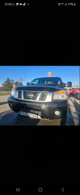 Nissan Titan king 5, 6 бензин гас 390коня про 4 изплащане прес ТБИ б, снимка 1