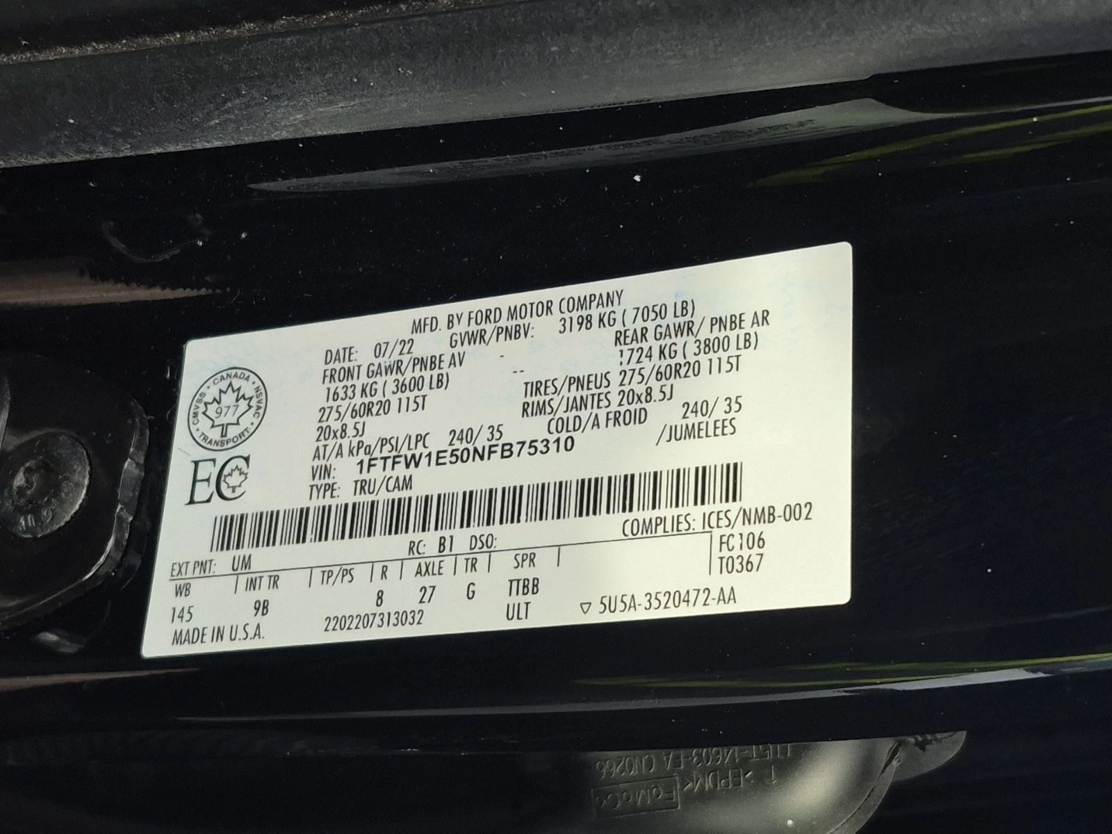 Ford F150 PLATINUM CREW CAB SHORT BED* , снимка 15 - Автомобили и джипове - 53725491