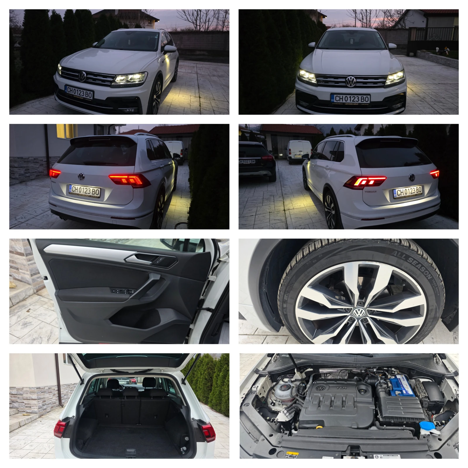 VW Tiguan 2.0 TDI R-LINE  НАПЪЛНО ОБСЛУЖЕН , снимка 17 - Автомобили и джипове - 54008944