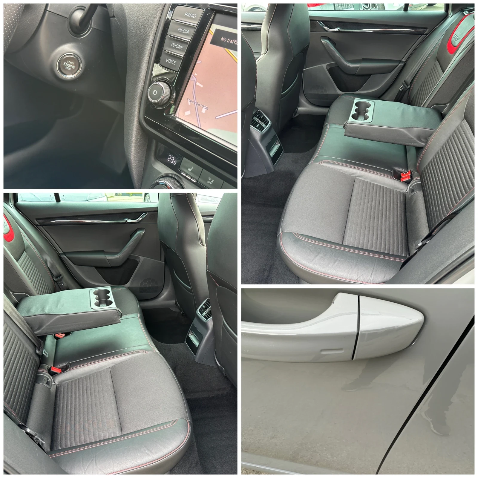 Skoda Octavia VRS 2.0d DSG 184-ACC-LANE-KEYLESS-- | Mobile.bg   13