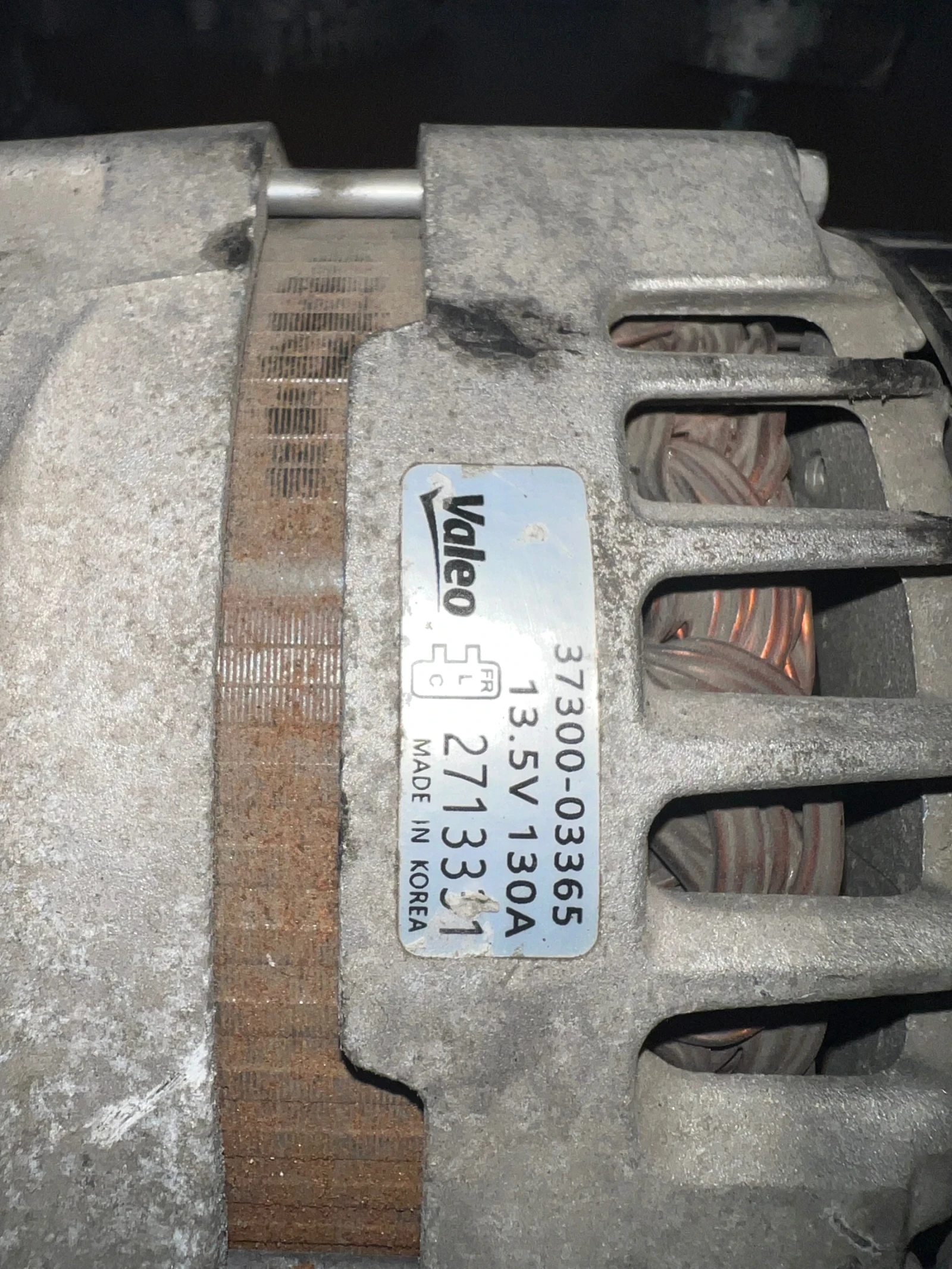 37300-03365  Hyundai i20 37300-03365 Valeo 2713331 13.5V 130A | Mobile.bg   2