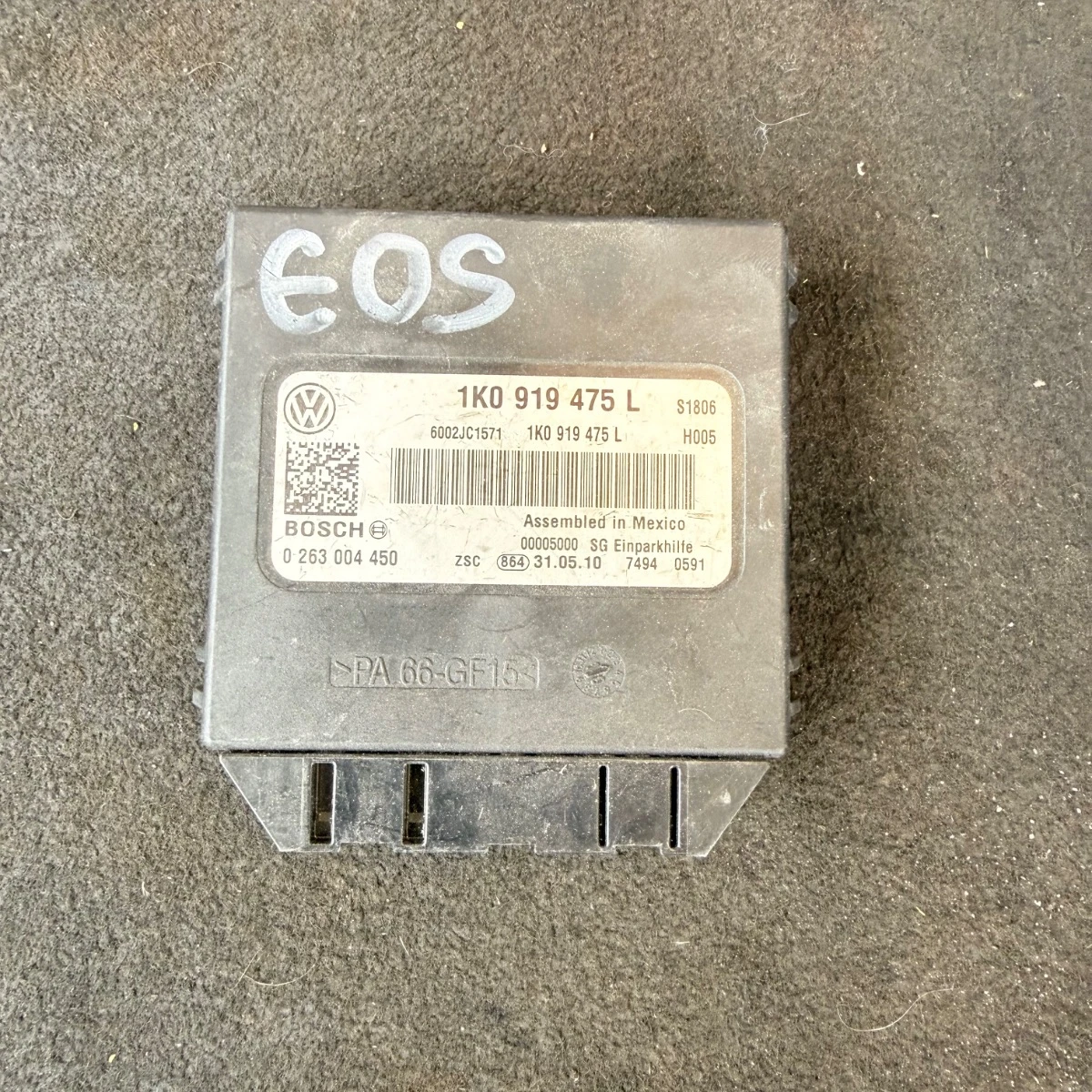 Модул за управление на парктроника за Volkswagen EOS 1K0919475L-1385