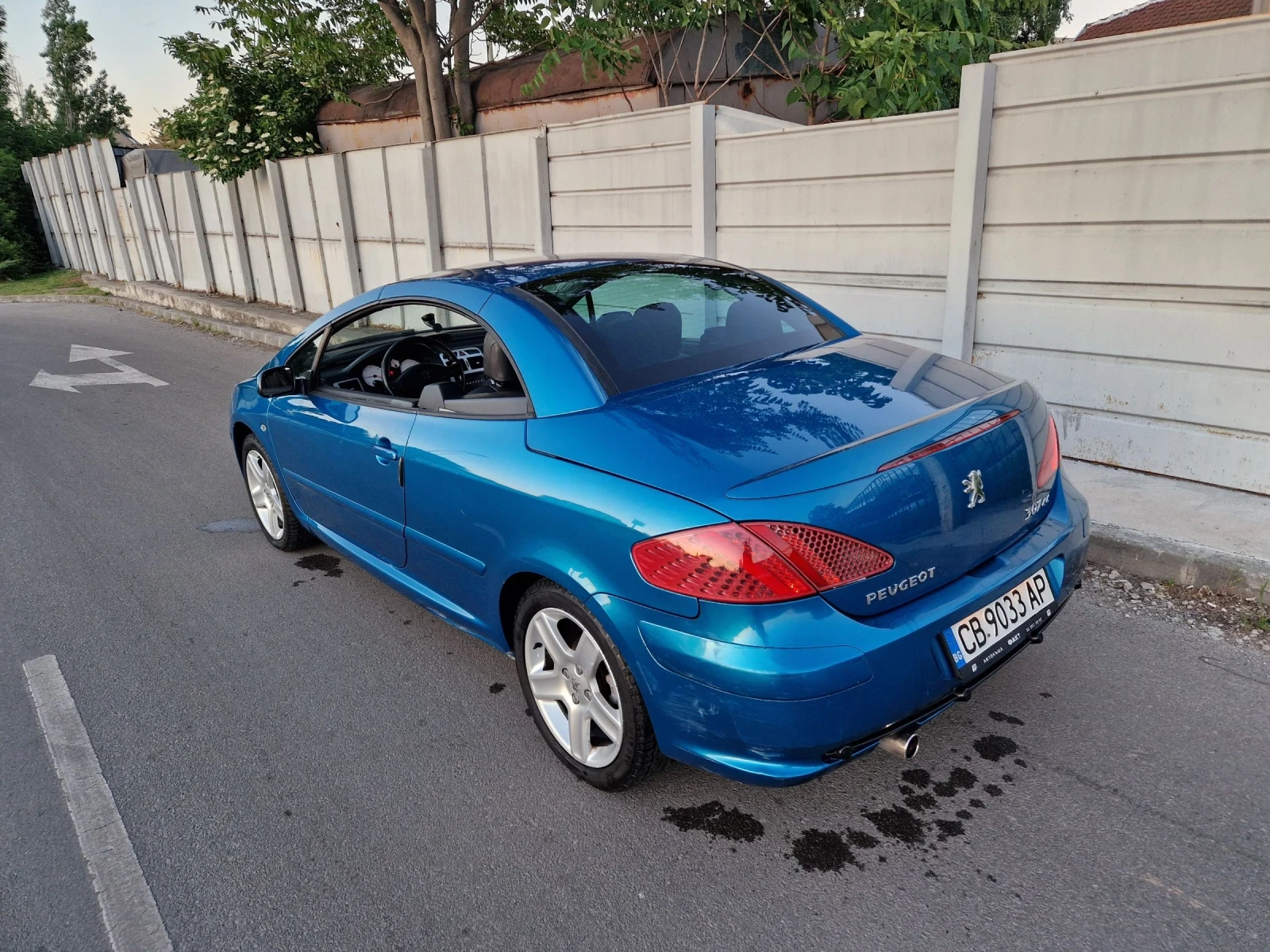 Peugeot 307 2.0HDI, 136к.с, шест скорости, кабриолет, Евро 4, снимка 9 - Автомобили и джипове - 54714651