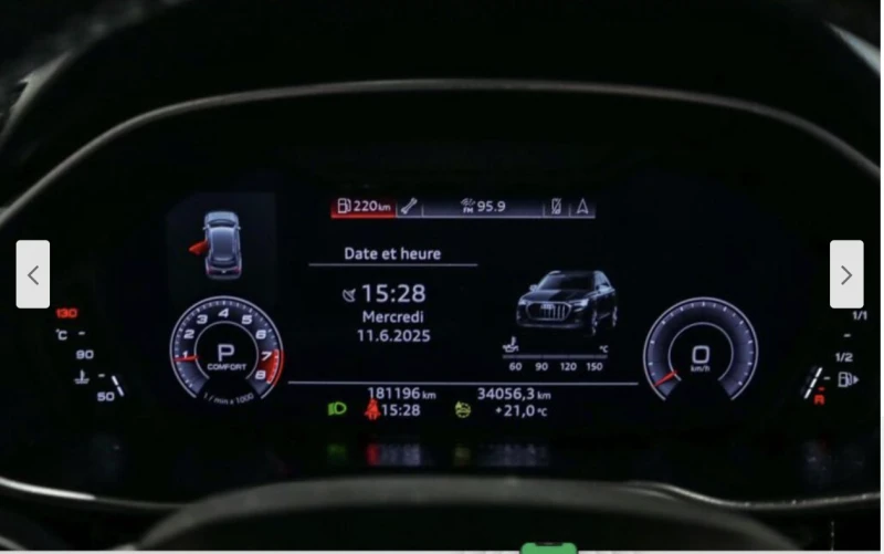 Audi Q3 2.0T* S* LINE* MATRIX* 360КАМЕРА* LANE* ASSIST* , снимка 14 - Автомобили и джипове - 52936920