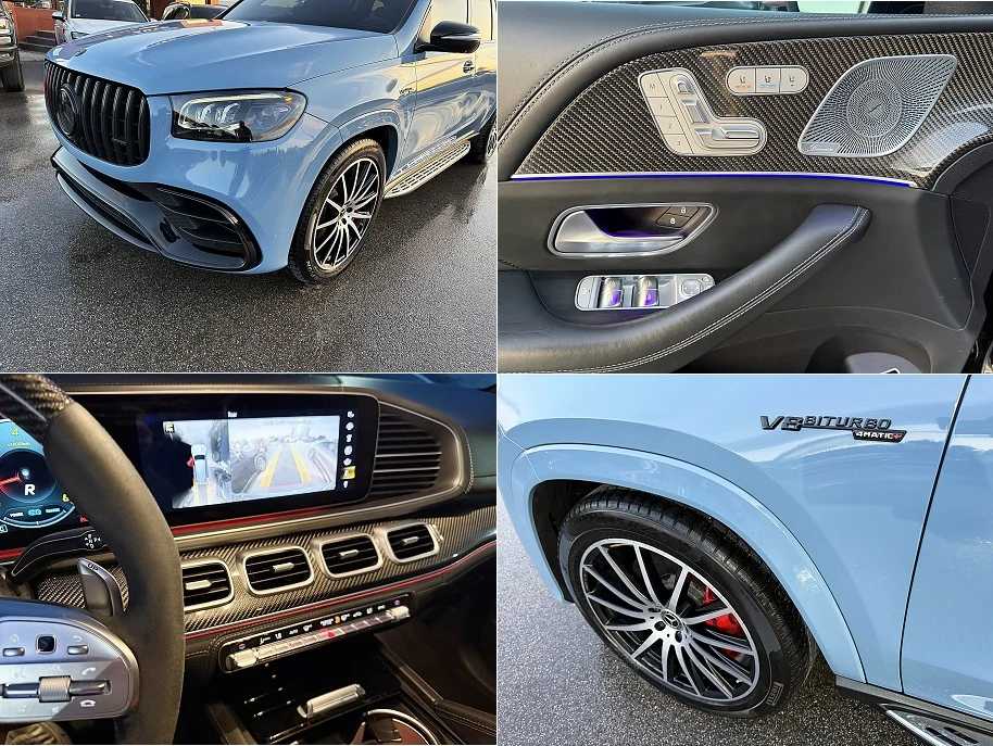 Mercedes-Benz GLS 63 AMG 612k.c-DISTRONIK-KARBON-PANORAMA-360KAMERI-VAKUM-!, снимка 17 - Автомобили и джипове - 54725239