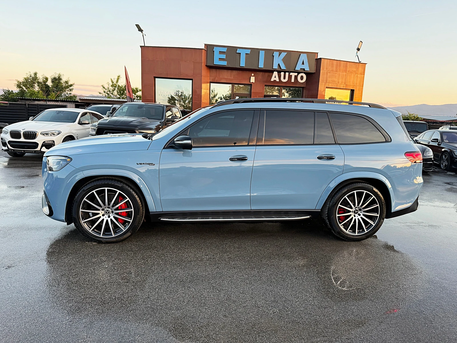 Mercedes-Benz GLS 63 AMG 612k.c-DISTRONIK-KARBON-PANORAMA-360KAMERI-VAKUM-!, снимка 4 - Автомобили и джипове - 54725239